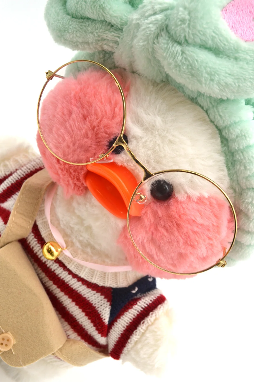 Игрушка Утка lalafanfan duck лалафанфан Мягкая утка плюшевая игрушка кукла 30 см уточка