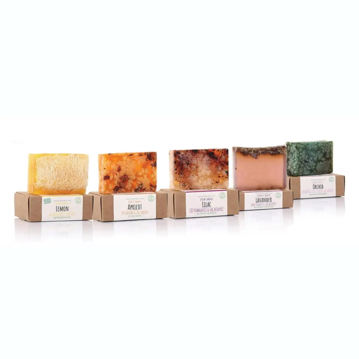 

100% Natural Handmade Mango Leaf Soap Beauty Health Skin Acne Pore Moisturizing Massage Bath Bathroom Turkey Medicine Body