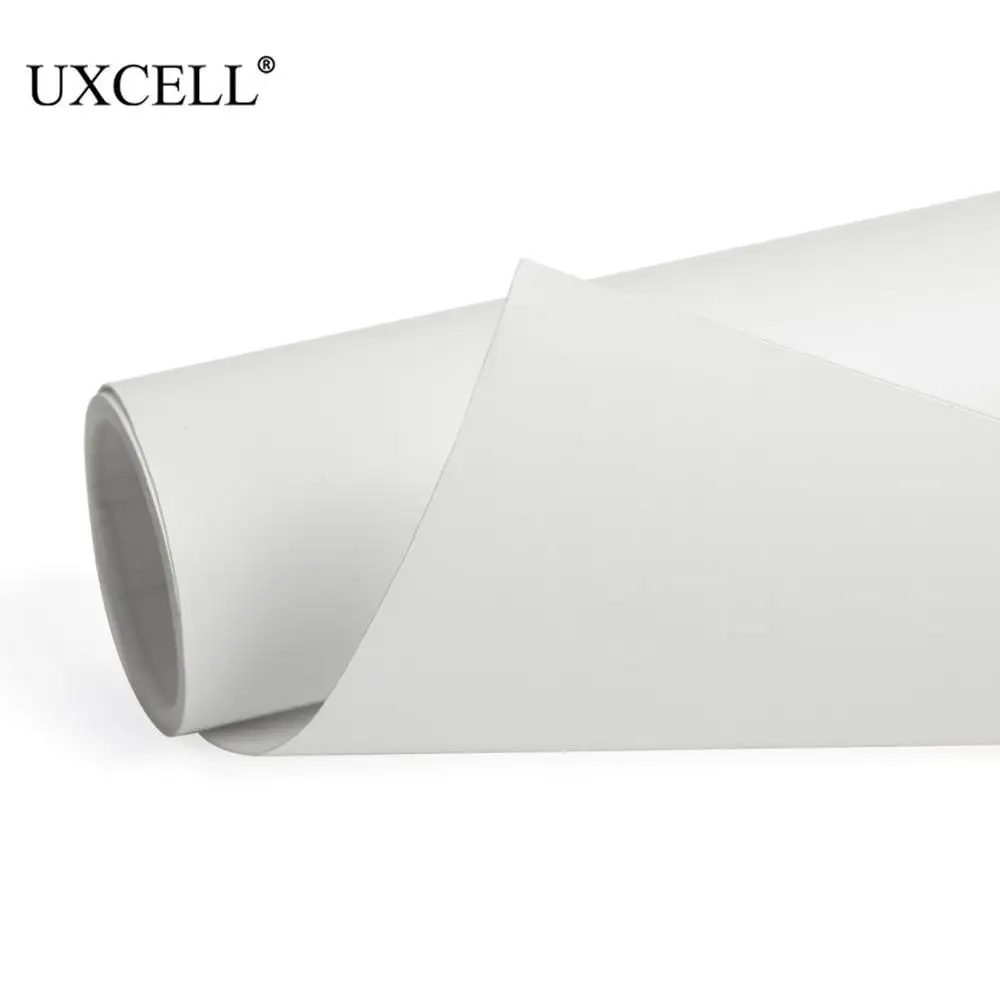 Липкая самоклеящаяся Автомобильная виниловая пленка Uxcell матовая черная белая