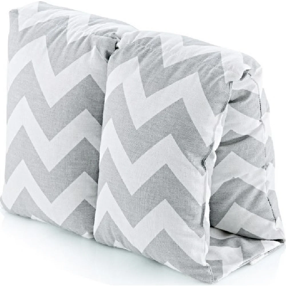 Babyjem Multipurpose Nursing Pillow Gray Zigzag | Baby Pillows