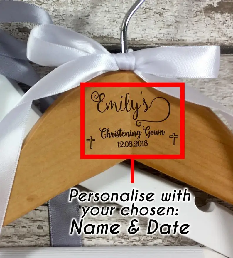 Индивидуальные Свадебные вешалки с гравировкой для подружки невесты цветочной