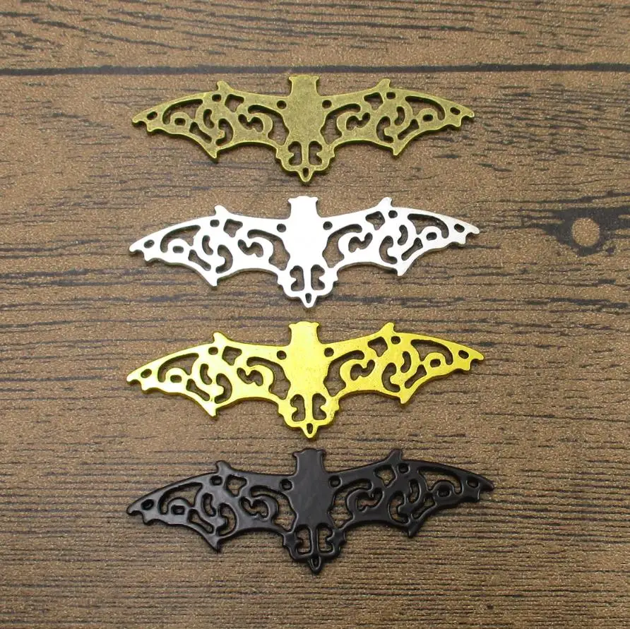 Подвески в виде летучей мыши с большими крыльями 8 шт./лот 56 × 19 мм фурнитура для