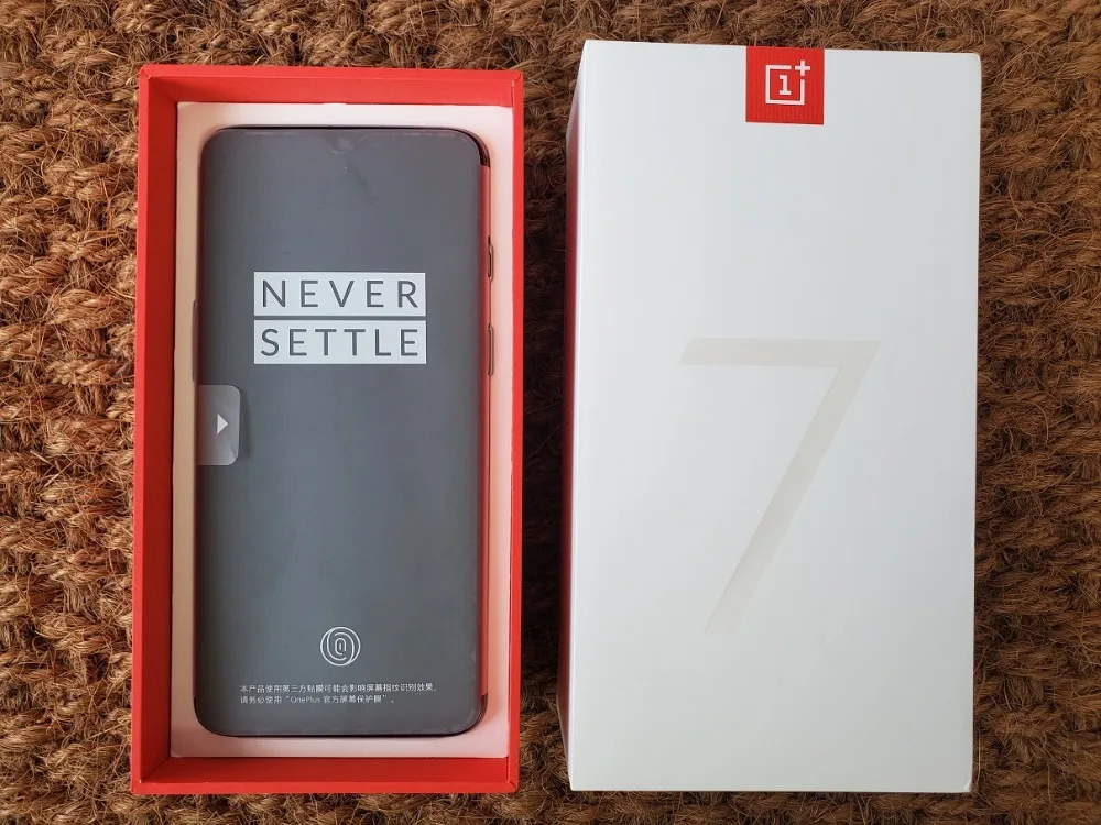 Мобильный телефон OnePlus 7 с глобальной прошивкой 6,41 дюймов 8 ГБ+ 256 ГБ Восьмиядерный процессор Snapdragon 855 Android 9,0 3700 МП мАч NFC Смартфон