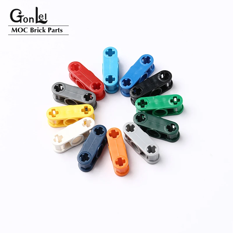 

30Pcs/lot Technical Axle and Pin Connector Perpendicular 3L with Centre Pin Hole Bricks MOC Building Part fit for 32184 DIY Toys