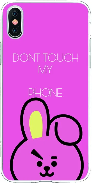 Силиконовый ТПУ чехол для рисования SW0001 Dont Touch розовый кролик Oneplus 8|Бамперы| |