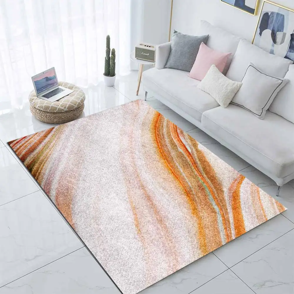 Еще оранжевый серый Мрамор скандинавский Nordec 3d печати Нескользящие микрофибра