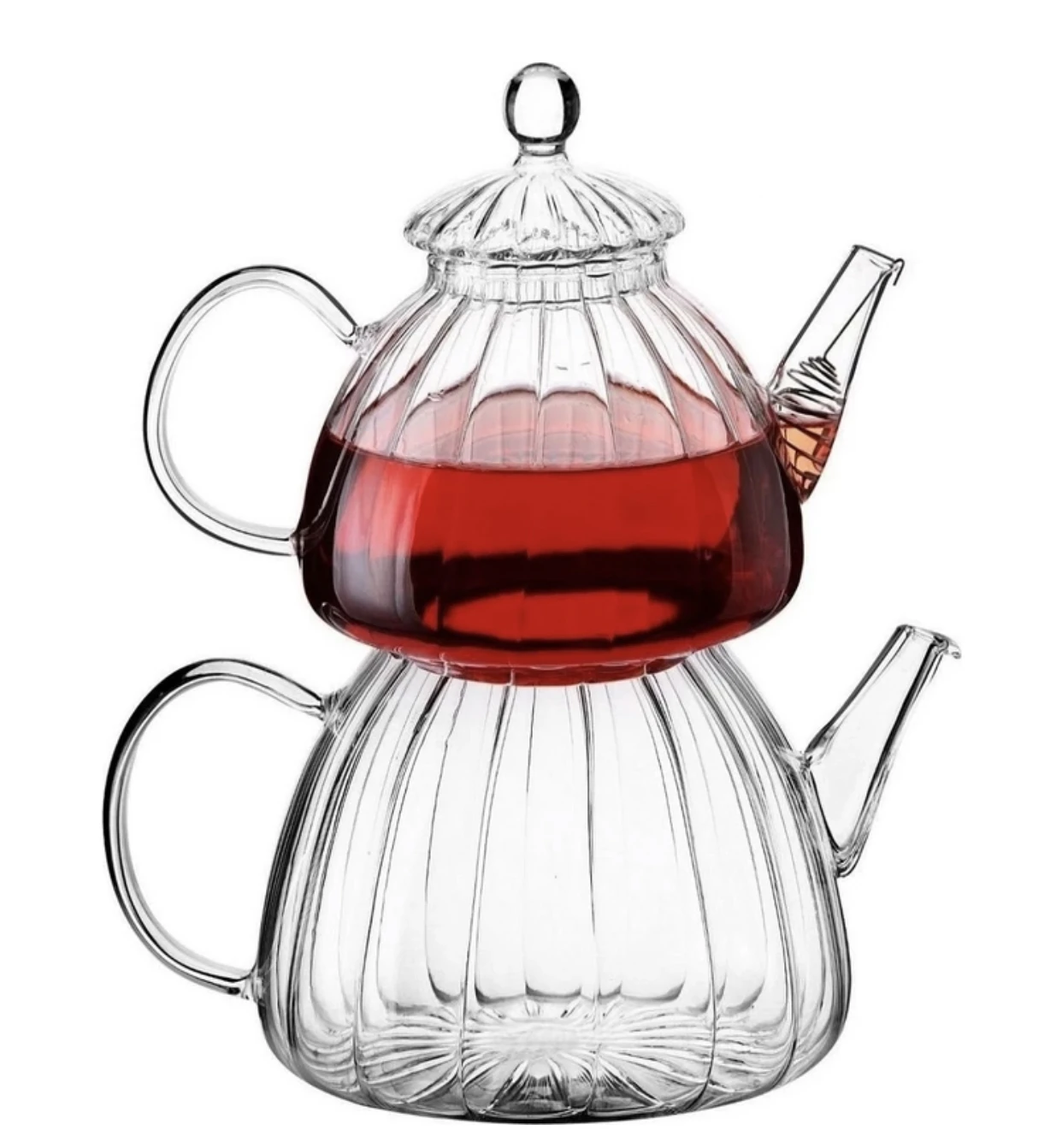 Термостойкий стеклянный чайный горшок 3 предмета варочная поверхность газовая