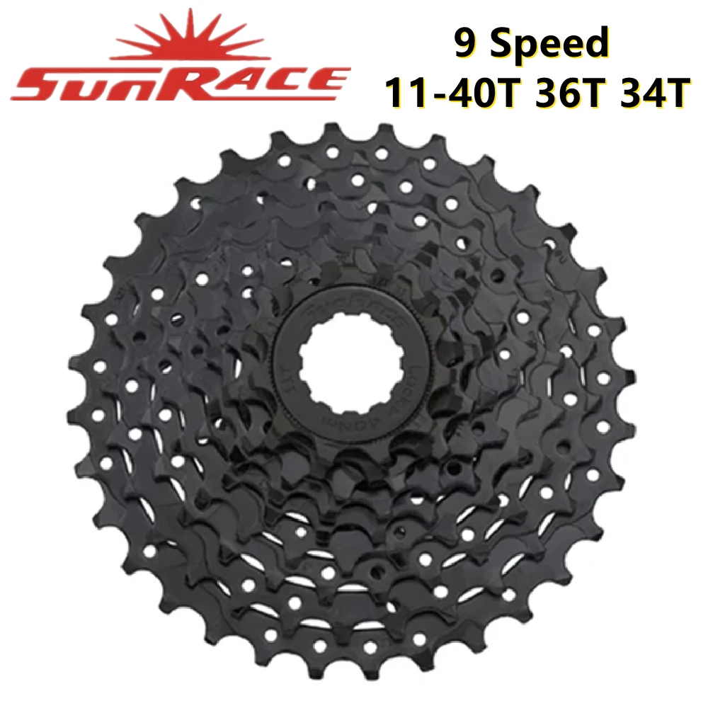 Велосипедная кассета SunRace 9 скоростей CSM980 990 CSM98 CSM90 9AW 9AX S 11-40T 36T 34T 9V |