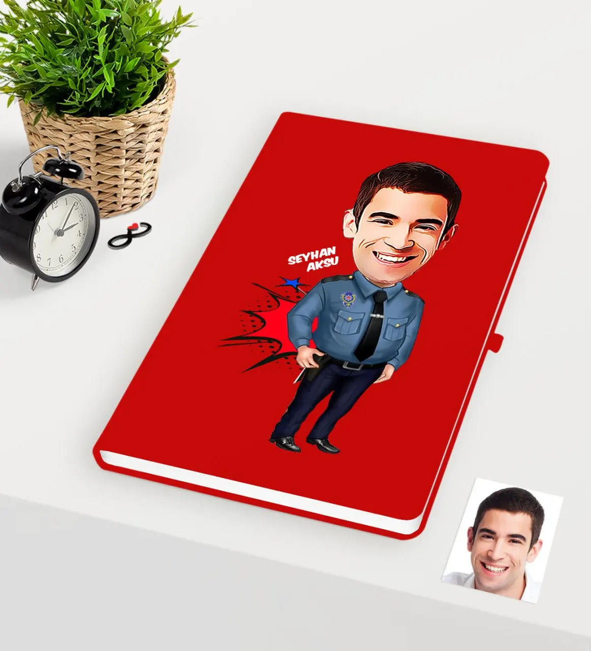 

Персональный Mr Polis Caricature Of Red notebook-3