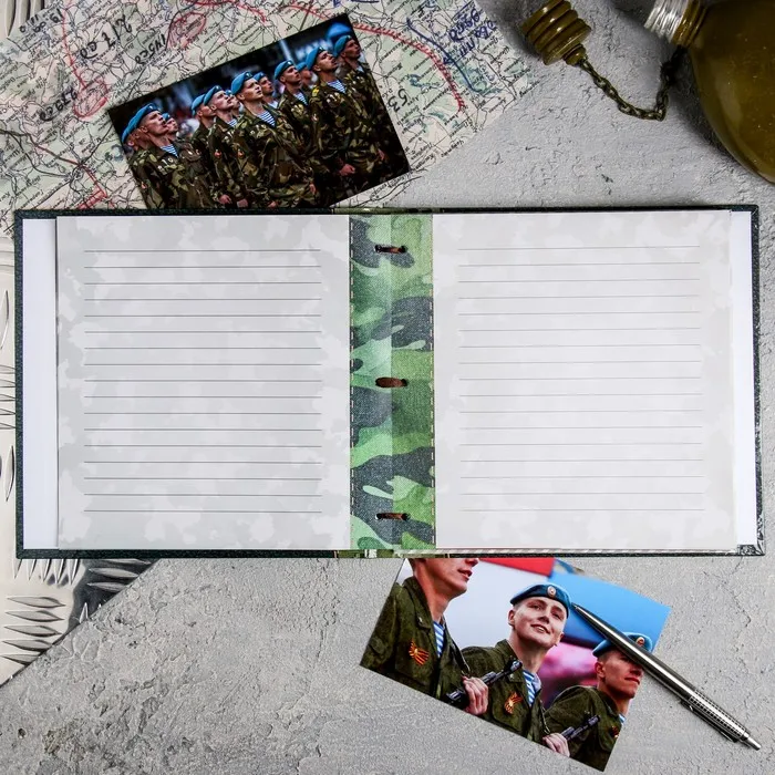 Дембельская book on tape 'россия' 20x20 cm (set of 2 pcs) | Дом и сад
