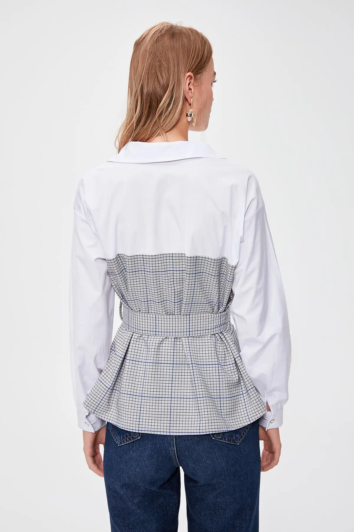 Trendyol с цветным блоком Bluz TWOAW20BZ0809| |