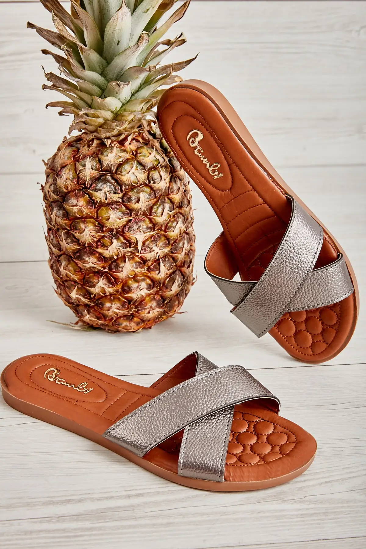 Bambi/черные женские тапочки H0635065009 | Обувь