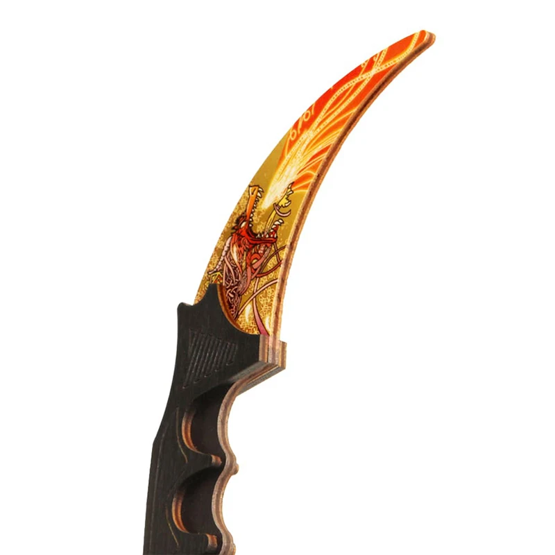 Игрушечное оружие Geekroom Dragon lore нож керамбит из дерева кс го cs go v1 деревянный