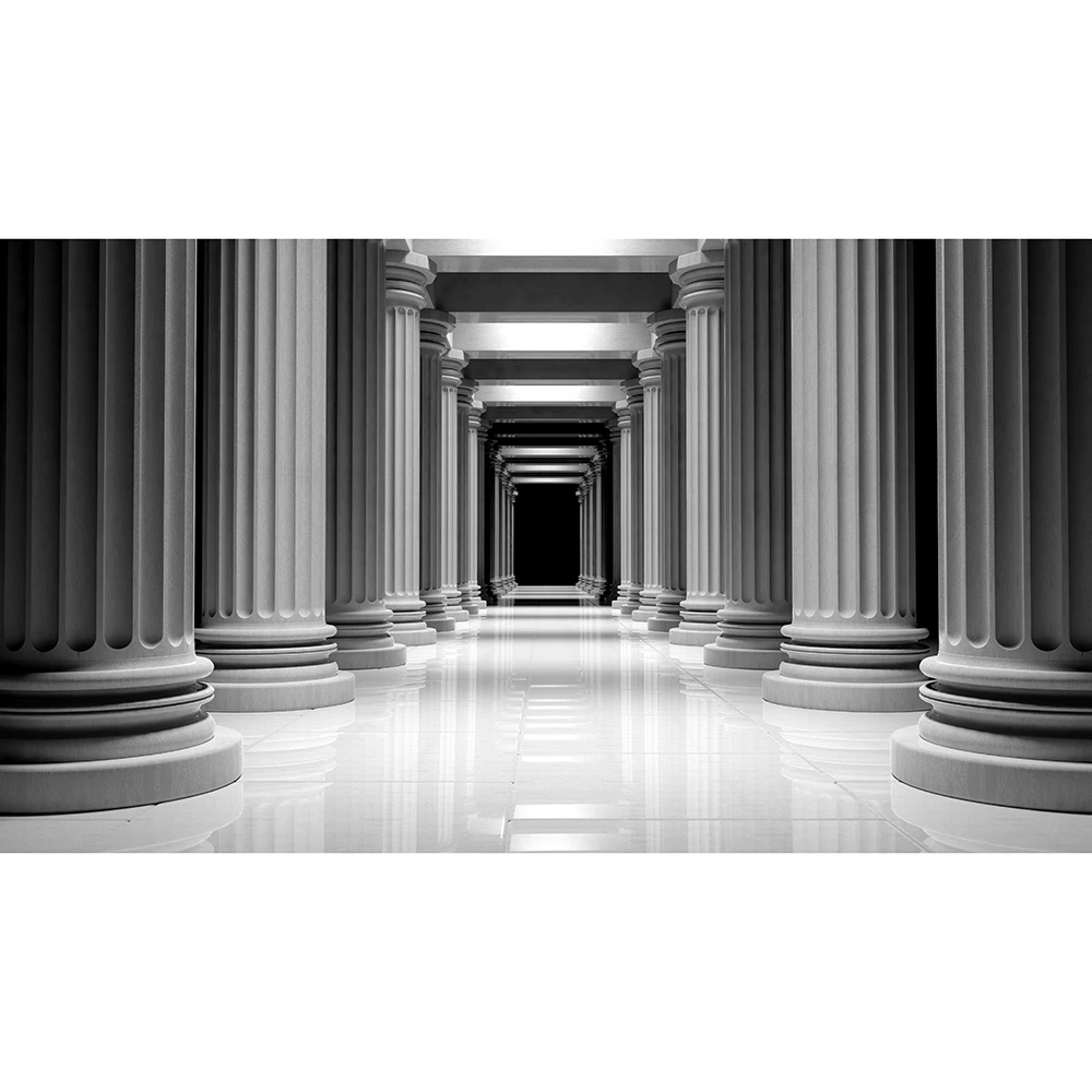 3D Фотообои обои на стену колонны абстракция заказ для зала кухни спальни детской