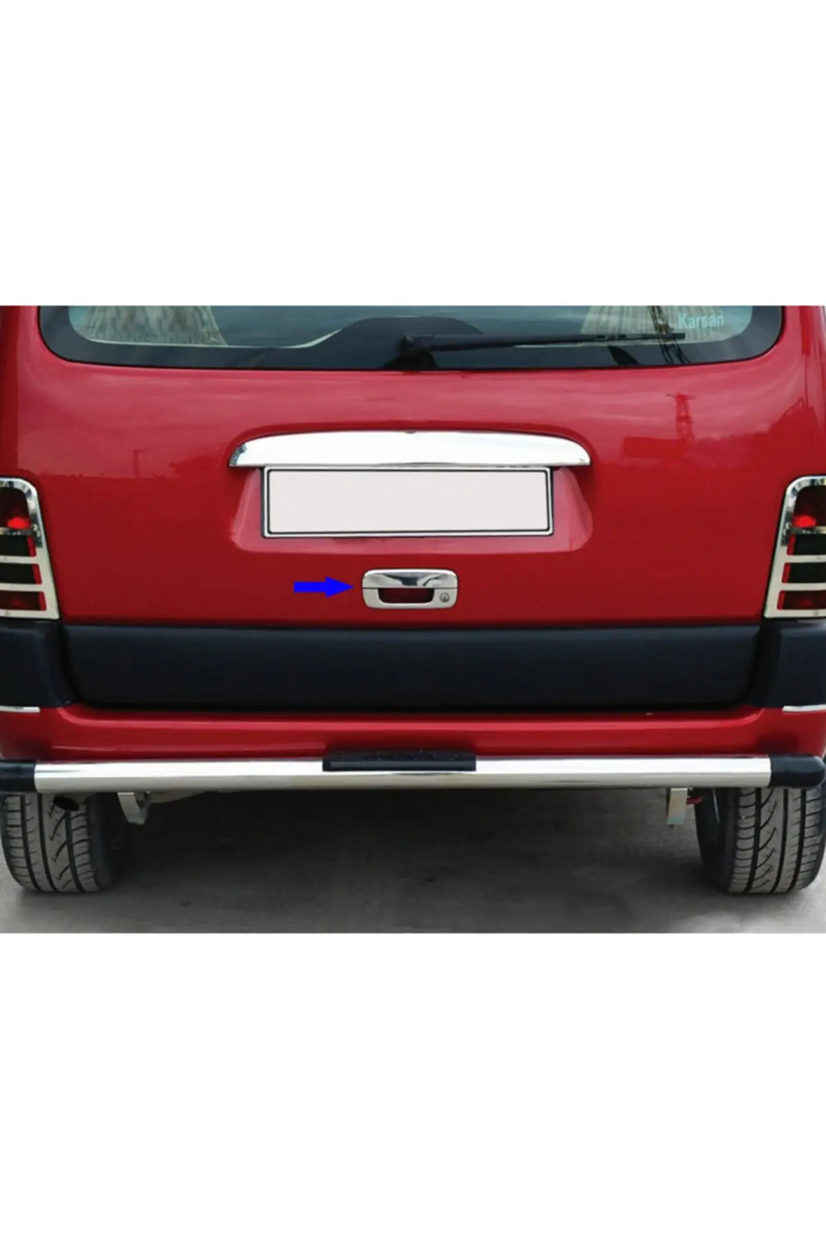 Купить Хромированная открывалка для багажника Peugeot Partner 2 шт. 2004-2008 автомобильные аксессуары из нержавеющей стали автомобильные инструменты декора...