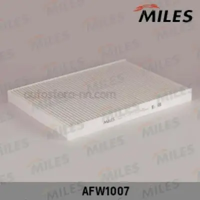 MILES AFW1007 Фильтр салона AUDI A3/TT 96-/SKODA OCTAVIA 96-/VW G3/G4/PASSAT 1шт |