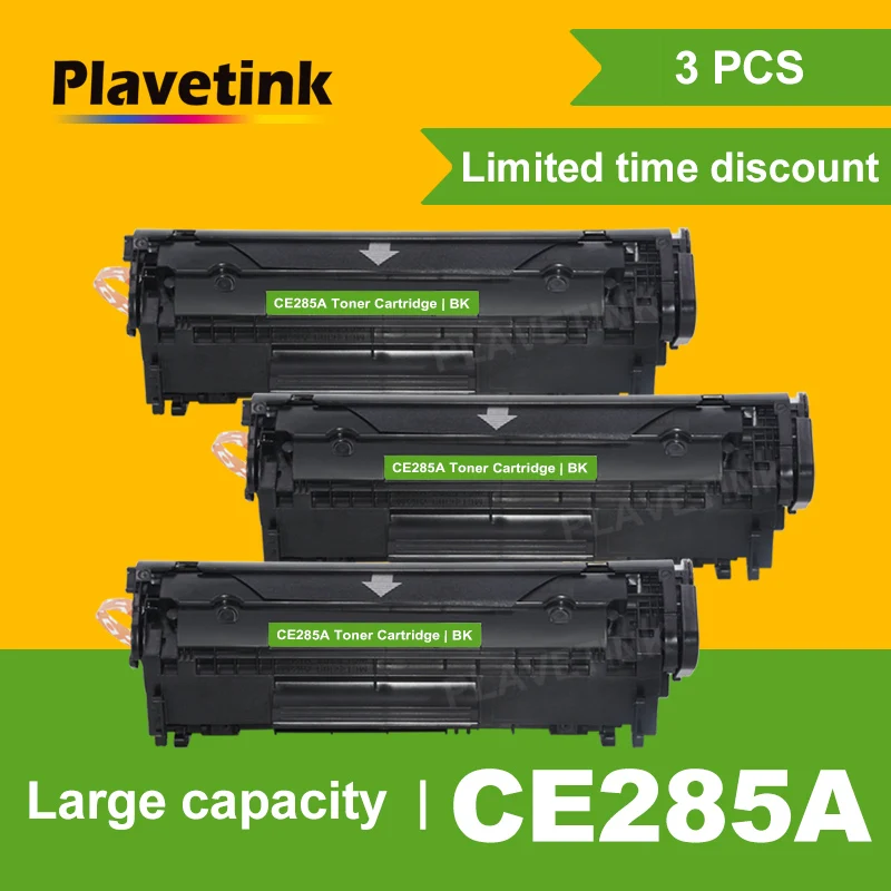 Plavetink CE285A 285A 85A тонер картридж для hp LaserJet Pro P1102 M1130 M1132 M1210 M1212nf M1214nfh M1217nfw принтер