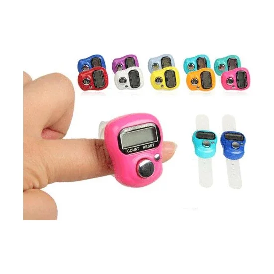 

Цифровой счетчик Tasbih, Мини цифровой счетчик игрушек, дисплей, ручной счетчик 0-10000, 10 цветов