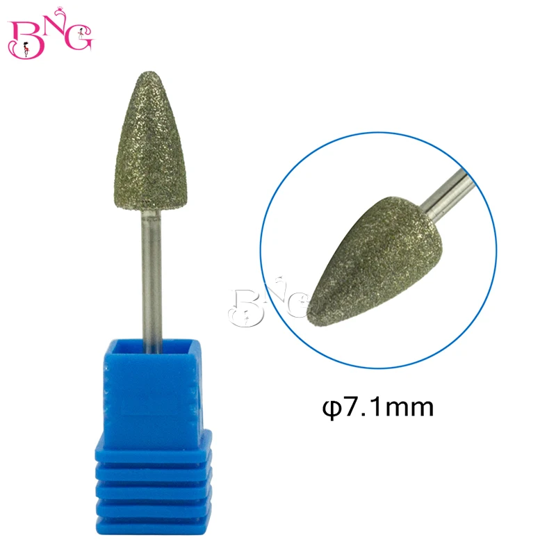 TP-G0815D BNG 2 шт./лот сверло для ногтей твердосплавное роторное для чистки кутикулы для электрического маникюра и педикюра круглое алмазное сверло для ногтей - Цвет: TP-G0815D