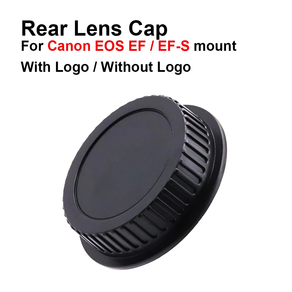 New Plastic Rear Lens Cap Cover with / without Canon logo Black Replacement for EOS EF EF-S Mount lens | Электроника