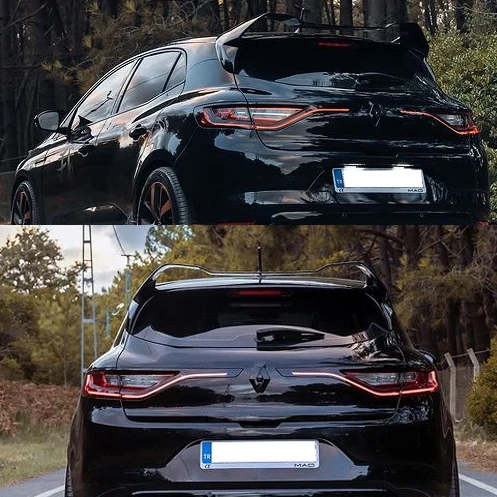 Для Renault Megane 4 аксессуары спойлер RS хэтчбек Неокрашенный 2016 + | Автомобили и