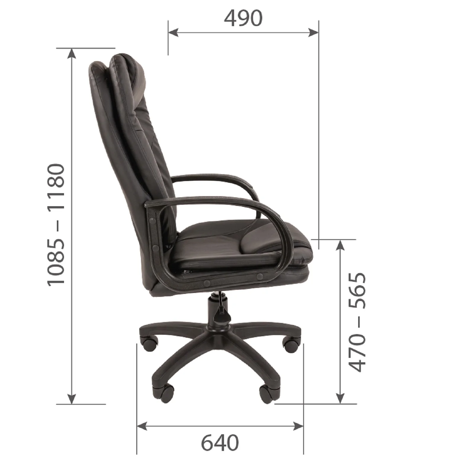 Мягкое компьютерное кресло Стандарт СТ 68 для дома офиса работы за компьютером