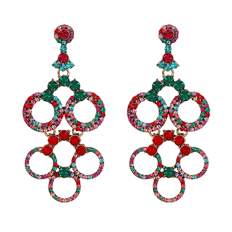 Новые этические длинные серьги ZHINI для женщин Простые индивидуальные висячие с