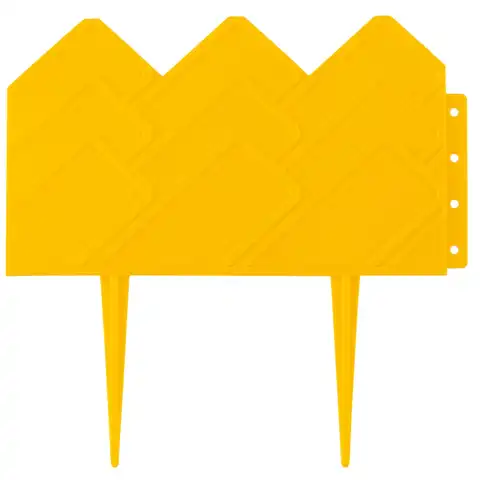 Бордюр "Кантри", 14 х 310 см, желтый PALISAD (арт. 65055)