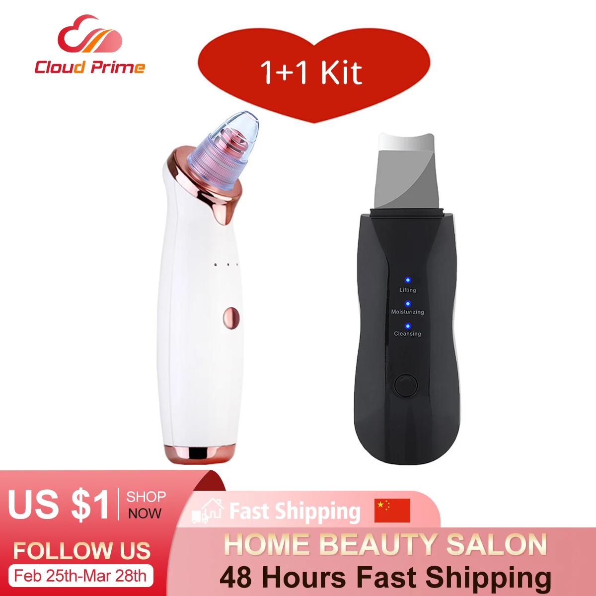 

Microdermabrasion Vacuum Suction Blackhead Remover Facial Acne Removal Tools + No Ultrasonic Skin Pore Cleaner Skin Care Machine