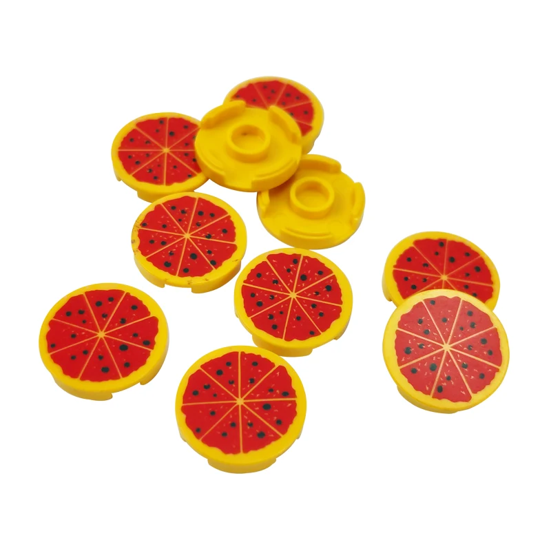 City Foods Plants Accessories Parts Series Toys For Kids Building Blocks Educational Pizza White Round Eye Compatible Gift | Игрушки и