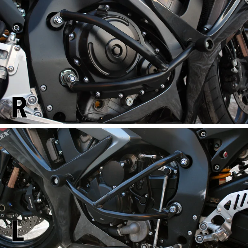 Бампер для GSXR 600 750 мотоцикл части каскадер клетка Крушение Бар защита двигателя
