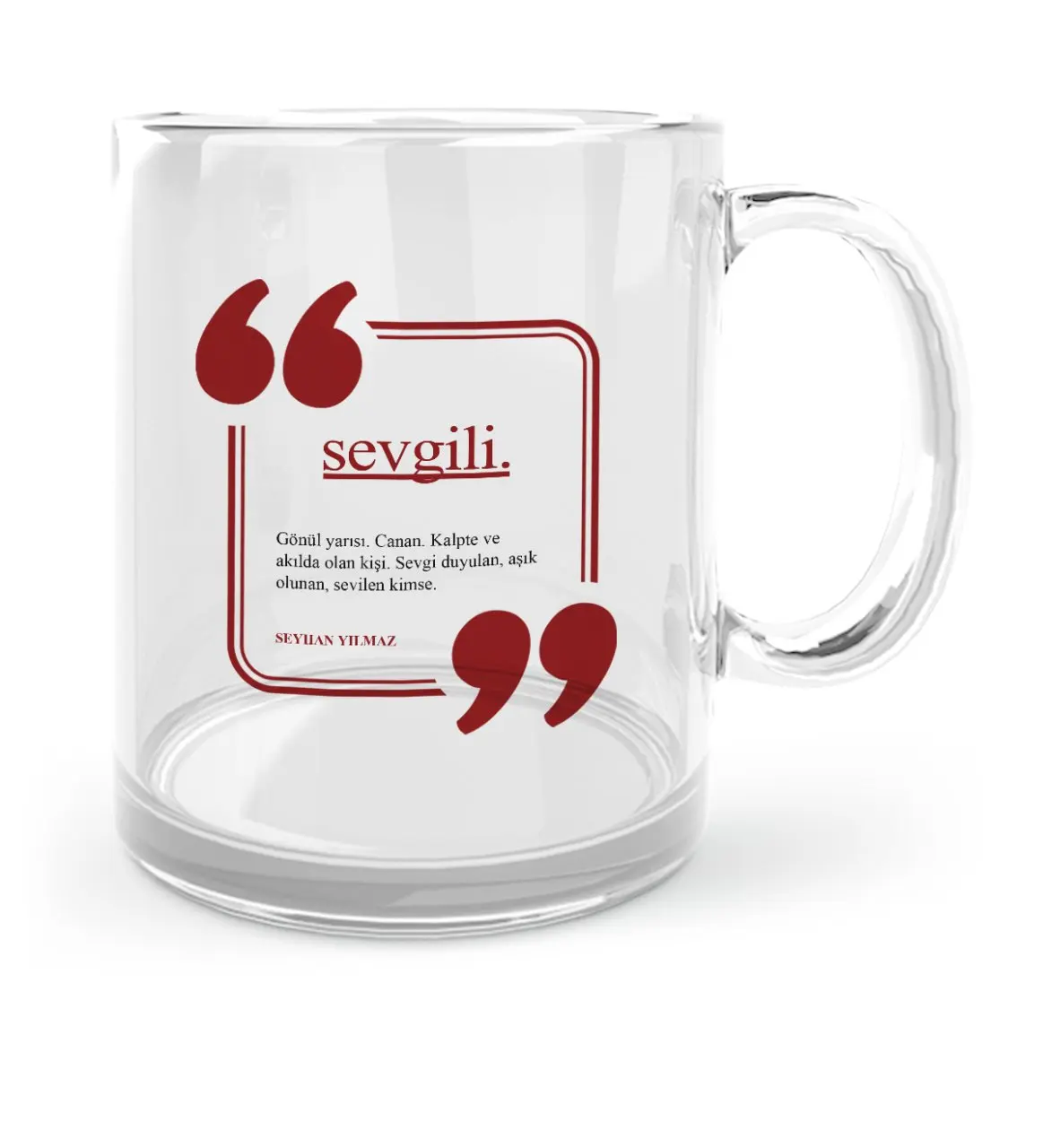 

Personalized Lover Glass Mug Cup-3
