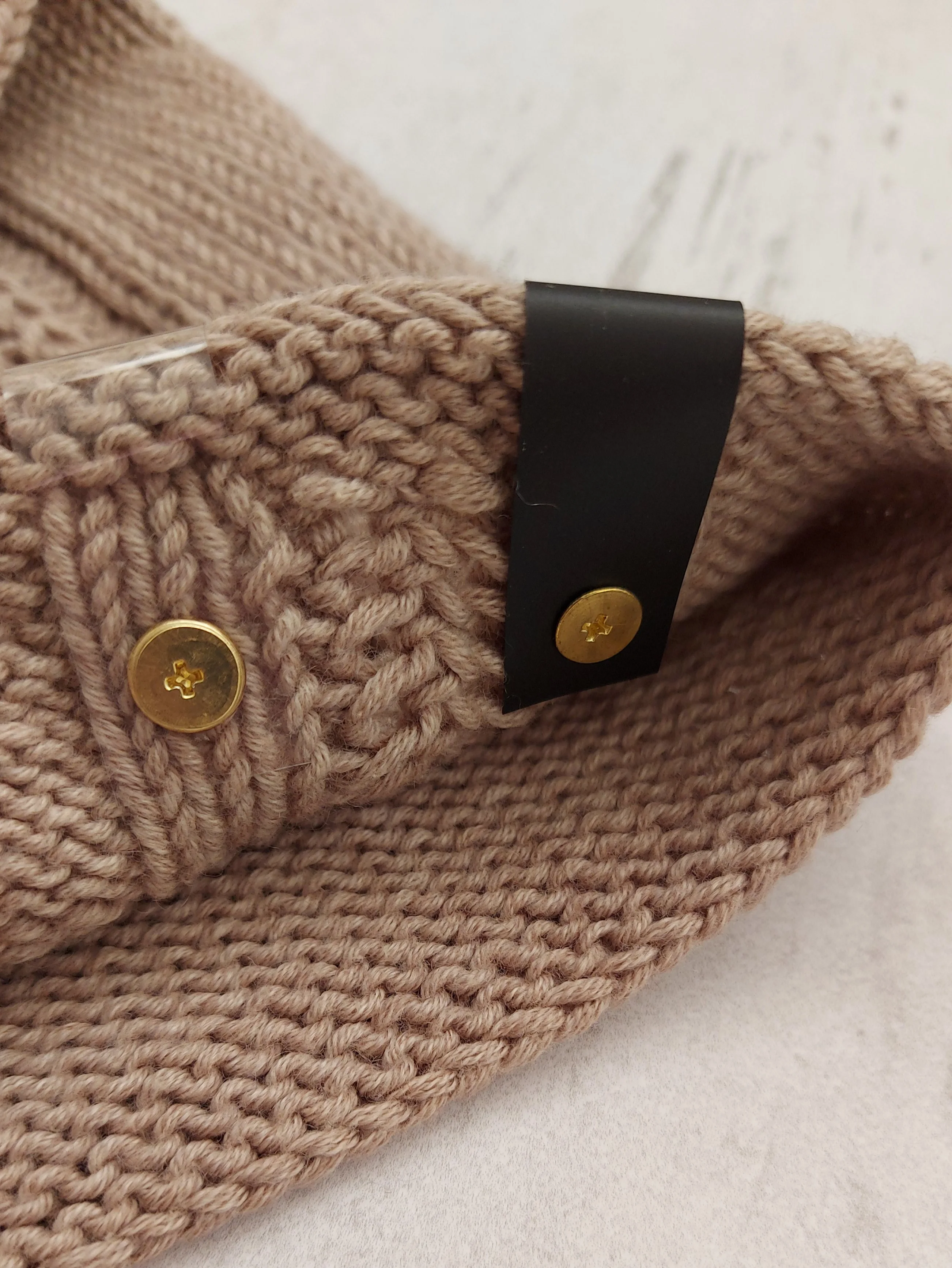 Бирка силиконовая с кнопкой Ловец снов этикетки для вязаных изделий съемные