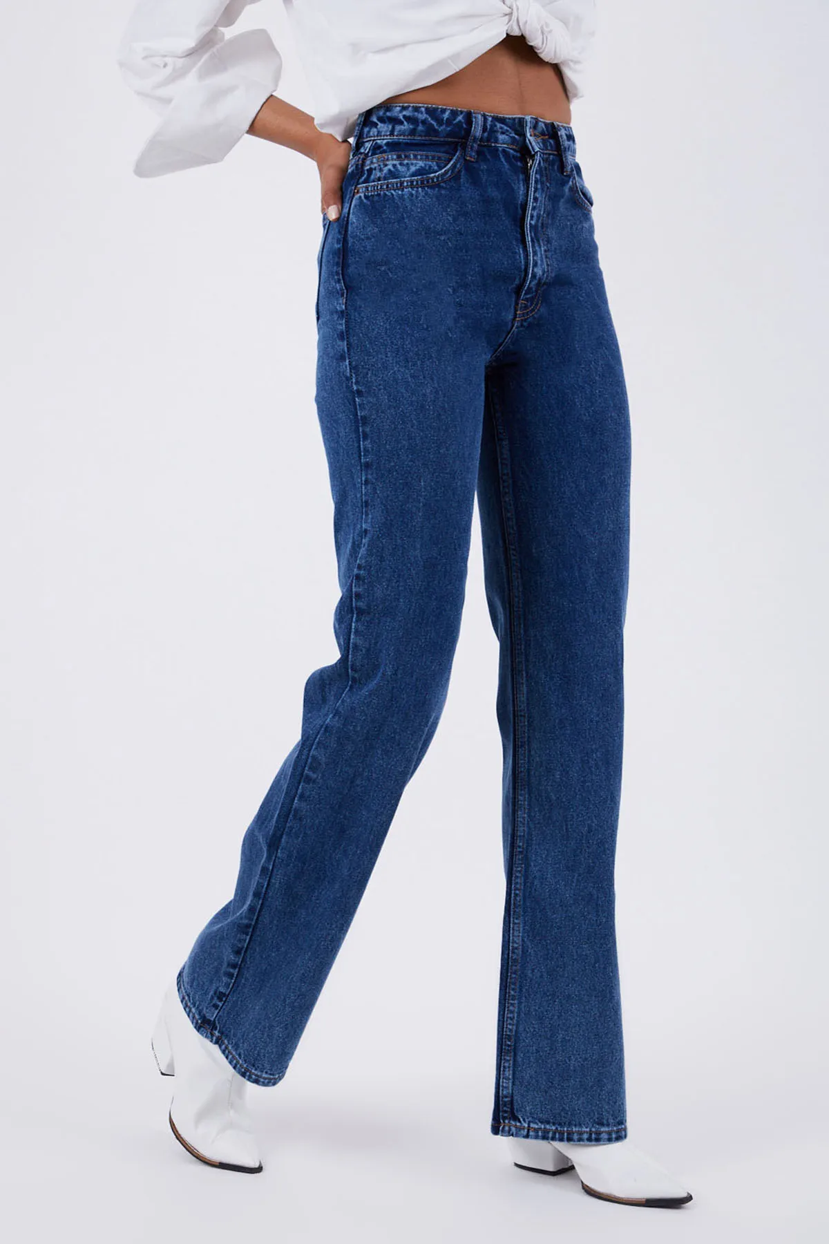 High Waist Jeans Skinny Pencil Plus Size Streetwear Comfortable Vintage Quality  Fashion Straight Pants Denim Cotton For Woman