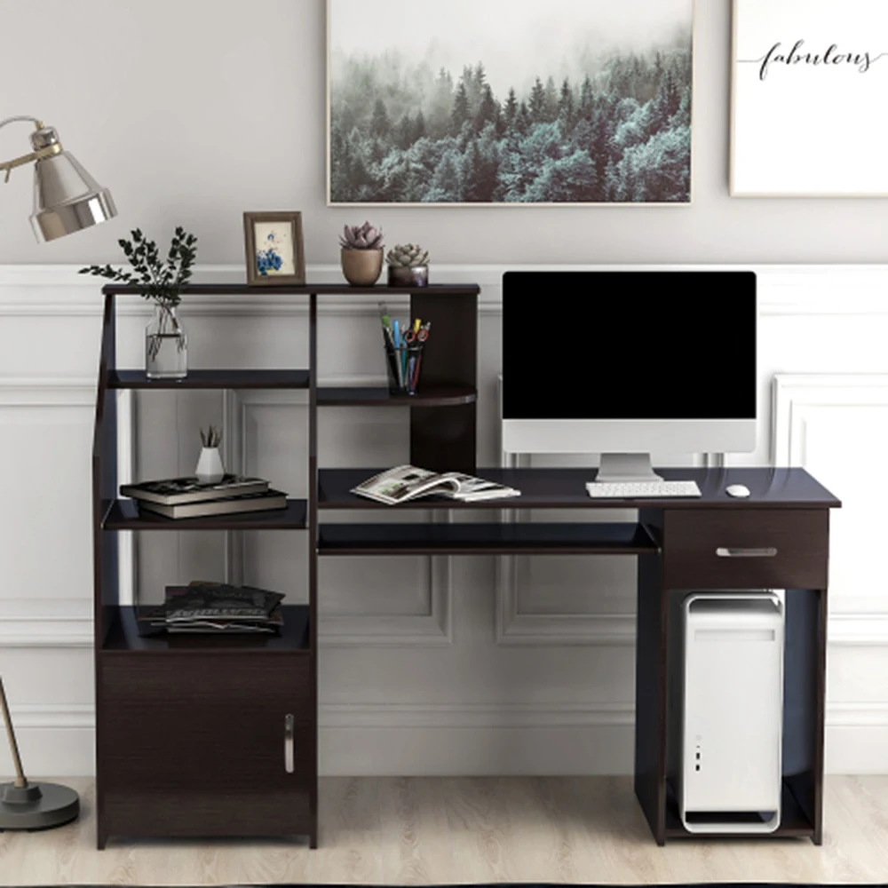 

Multi-Functions Computer Desk with Cabinet