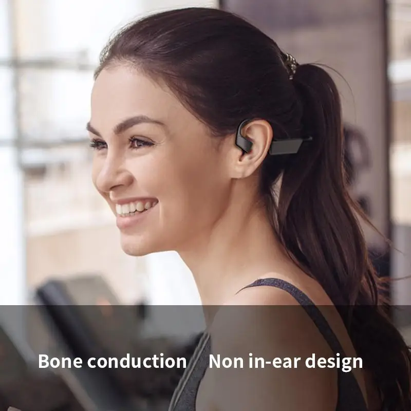 

2020 New Blutooth Earphones Headphones With Bone Conduction Wireless Headset TWS Microphone Outdoor Sports Waterproof