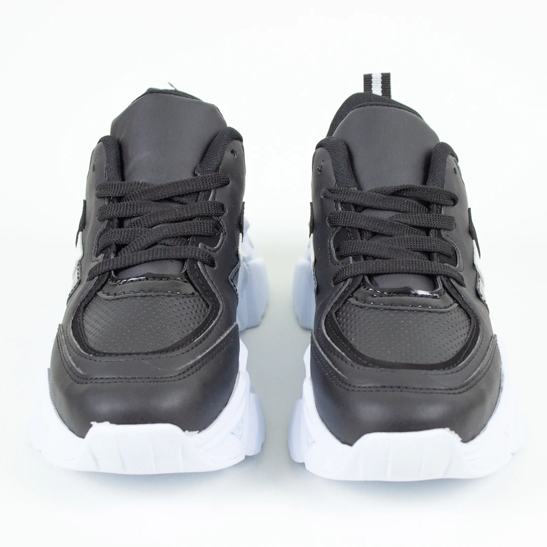 

Lace-Up Black Women's Sneaker