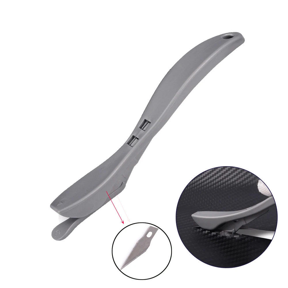 

FOSHIO Vinyl Wrapping Cutter Carbon Fiber Film Cutting Knife Car Sticker Decal Styling Tool Wallpaper Slitter DIY Handcraft Tool