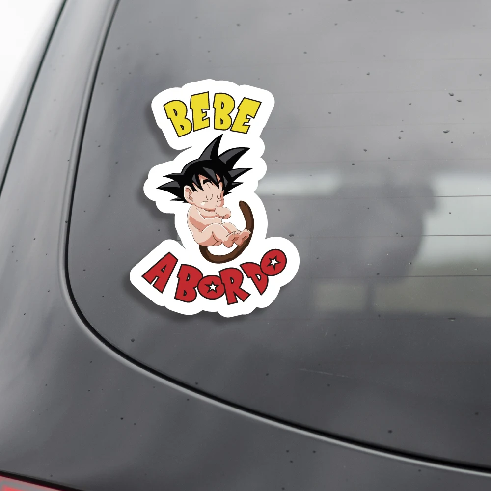 Goku детские наклейки на борту автомобиля без треугольника/детский автомобиль винил на борту Goku без треугольника/серп GOKU