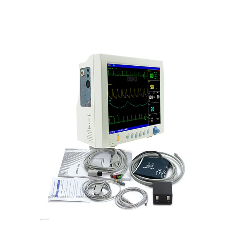 

CONTEC CMS7000 12,1 ''TFT LCD 6-параметрический медицинский аппарат SPO2 монитор сердечного ритма и пациента на 15 языках с принтером IBP ETCO2