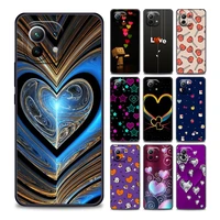 heart circle images phone case for xiaomi mi 11lite i ultra x t en pocof1 x3 nfc gt m3 f3 gt m4 pro soft silicone cover coque