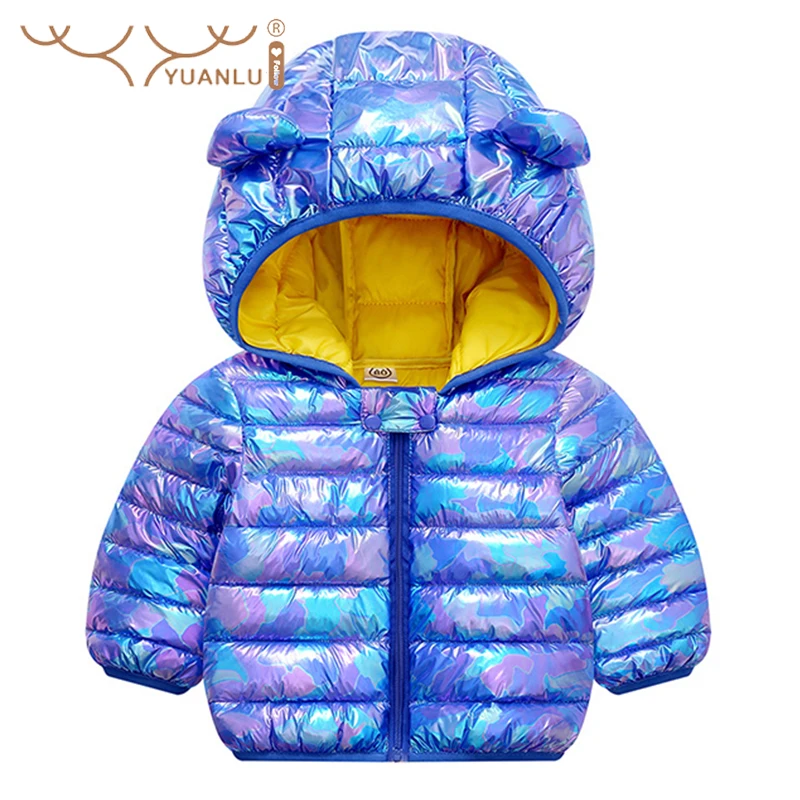 

2021 Russian Infant Overcoat Hooded Waterproof Cute Children Clothing Windproof Teenage Boys Winter Jacket Girls Warm Coat