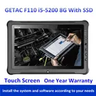 2021 бывший в употреблении ноутбук компьютер для Getac F110 i5 5200U 8G жесткий экран планшетный ПК для авторемонта программное обеспечение для всех данных диагностический инструмент MB