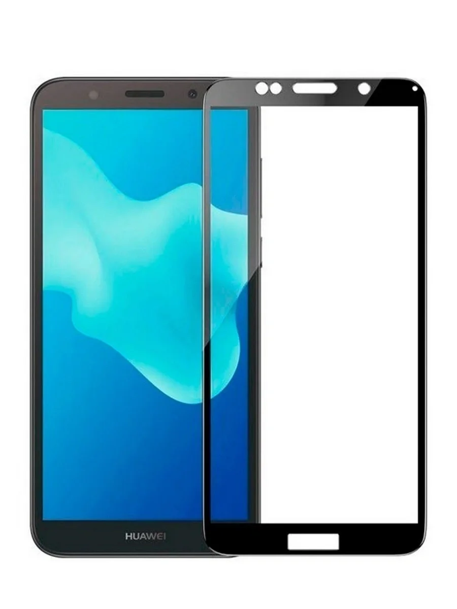 Защитное стекло для Huawei Honor 7A/7A Prime/7S/ Y5 Prime 2018/Y5 Lite 7А Pro / Y6 2018 7Х черное |