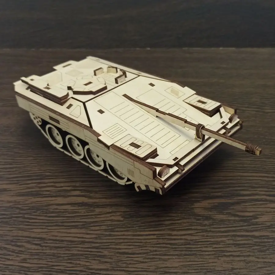Stridsvagn 103 (Strv.103) &quotWorld Of Transport&quot Набор для сборки дерево фанера|Образовательное
