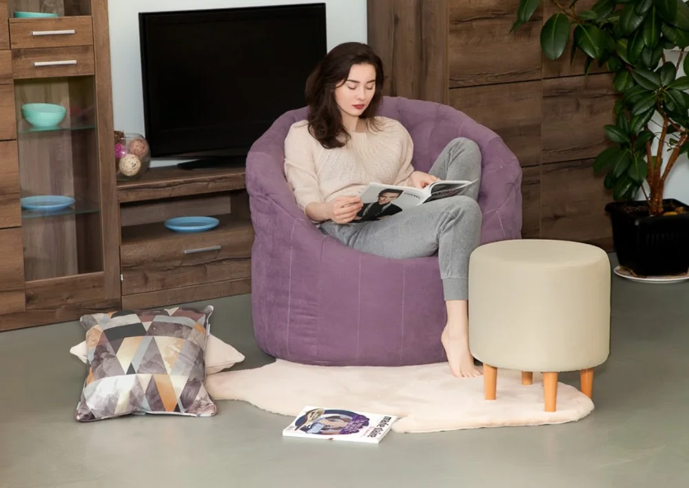 Пуф банкетка Киото Delicatex цвет светло бежевый|Кресла-пуфы| |