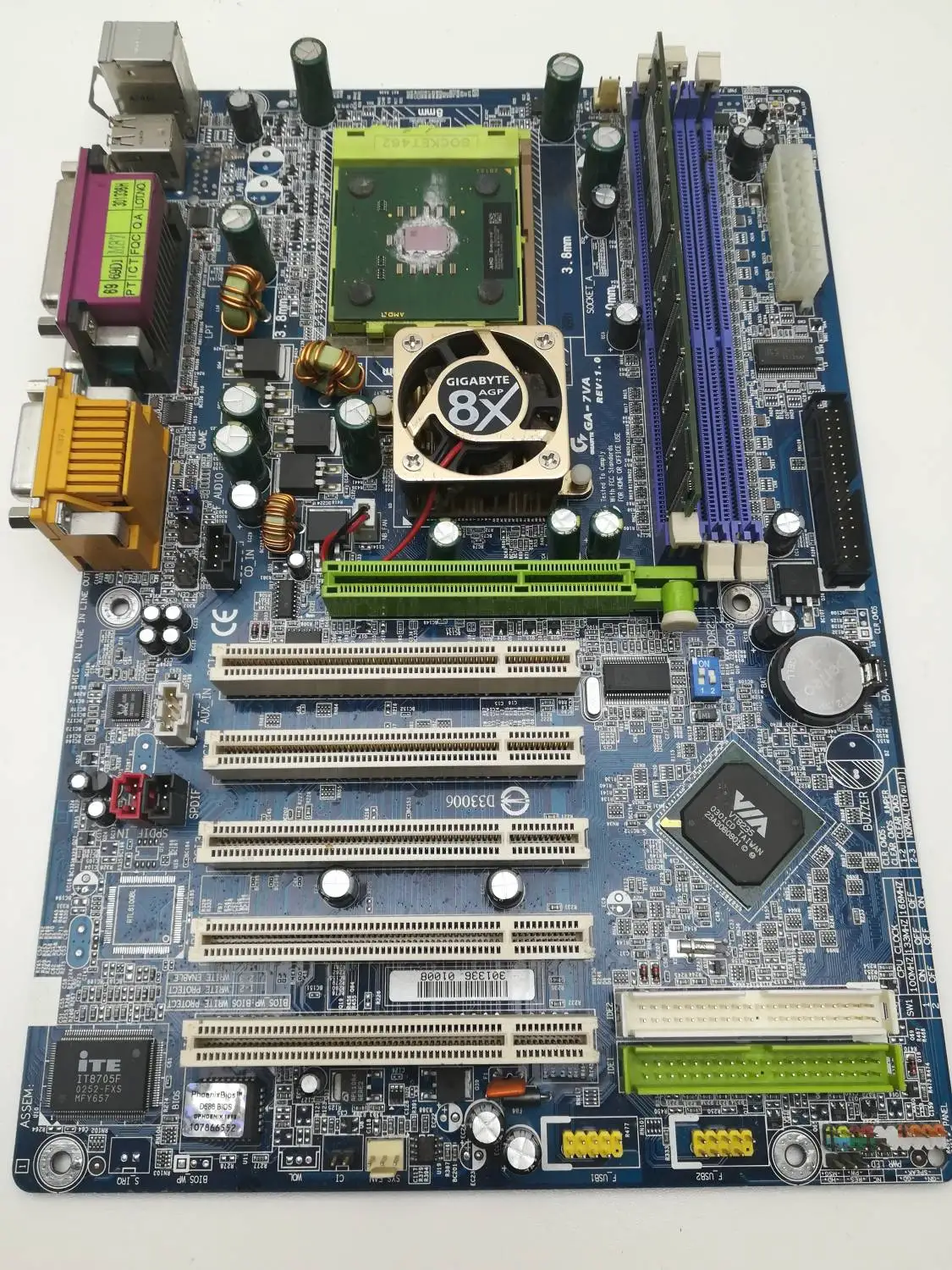 Материнская плата GIGABYTE GA-7VA Socket 462 | Компьютеры и офис