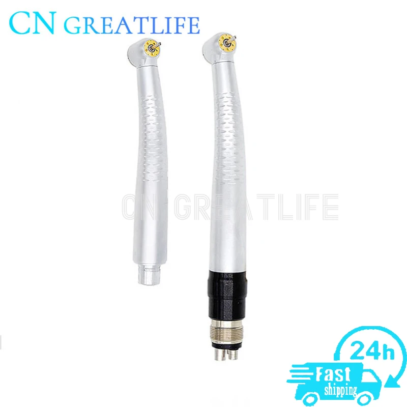 

Dental Implant Handpiece Led Optic Fiber E-generator Push Button 5 Bulbs Handpiece Air Turbine High Speed Handpiece