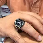 Новое дизайнерское серебряное мужское кольцо Zulfiqar