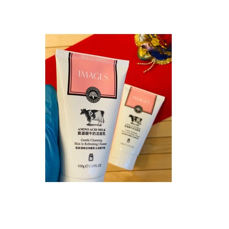 IMAGES Пенка для умывания с молочными протеинами Beauty Amino Acid Milk Cleanser 100 гр. |